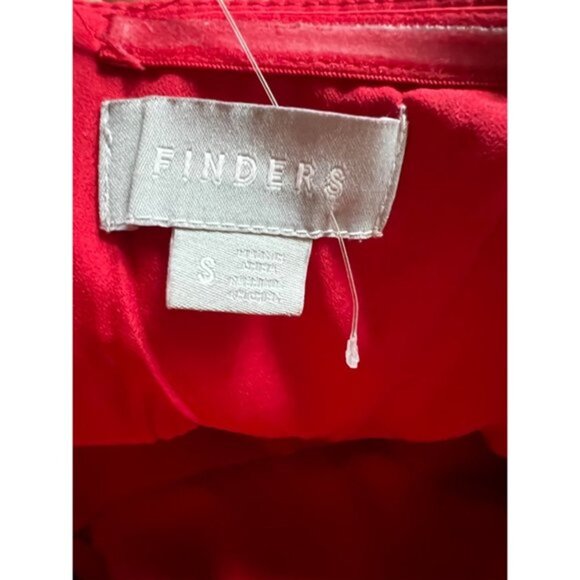FINDER KIPPERS red sleeves mini dress size S - Picture 8 of 9